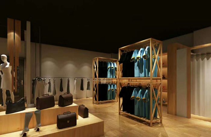 服装展厅设计案例效果图|郑州企业展厅装修公司