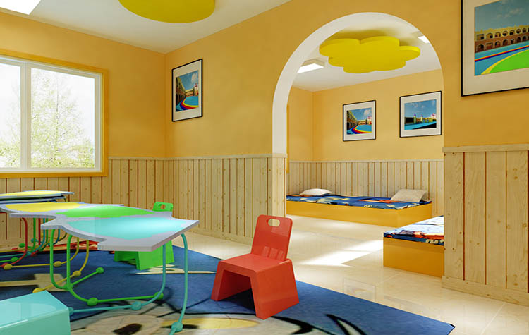 洛阳幼儿园装修设计-孩子们喜欢的设计才是好设计